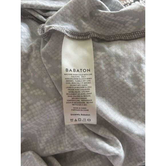 ARITZIA BABATON Vince Sleeveless Top Size Large Snakeskin Python Print Stretchy - Picture 7 of 7